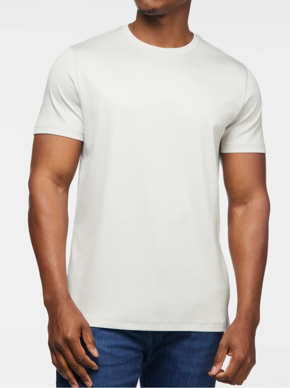 Cotton Short Sleeve Crew Neck Tee 100% cotton